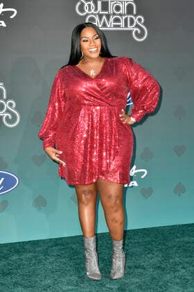LAS VEGAS, NV - NOVEMBER 17: Kelly Price at the 2019 Soul Train Music Awards at the Orleans arena in LasVegas, Nevada on November 17, 2019. Copyright: xDamairsxCarterx
