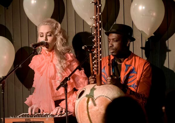DMA Jazz 2019 Jeanett Albeck and Dawda Jobarteh perform a beautiful musical tribute in Tykke in Mandinka to the now deceased Master Fatman at the Danish Music Awards Jazz 2019 on Monday, November 18, 2019 at the Bremen Theater in Copenhagen, Copenhagen,  Copyright: TorbenxChristensen TorbenxChristensenx COP300 spdk20191119-013825-L