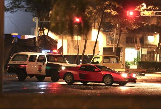 November 19, 2019 EUM20191119ESP07 JPG MEXICO CITY CinemaCine Infinite November 19, 2019 Aspects of the shooting of the American film Infinite , starring actor Mark Wahlberg, at the Glorieta de la Diana, on Paseo de la Reforma Photo Agency EL UNIVERSALValente RosasEELG  - ZUMAu78_ 20191119_zaf_u78_049 Copyright: xElxUniversalx