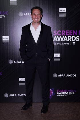 SCREEN MUSIC AWARDS 2019, Antony Partos poses for media at the annual Screen Music Awards at at Forum Melbourne in Melbourne, Wednesday, November 20, 2019. ( NO ARCHIVING, EDITORIAL USE ONLY, NO USE IN BOOKS WITHOUT CONSENT MELBOURNE VIC AUSTRALIA  Copyright: xSTEFANxPOSTLESx 20191120001433764004
