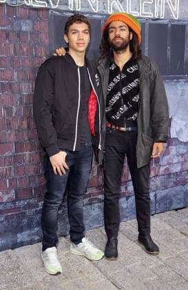 Calvin Klein 20 11 2019 Elias and Noah Gabriel Becker at the Calvin Klein Fashion Event at the Musikbrauerei, Greifswalder Strasse 23, Berlin 20 11 2019