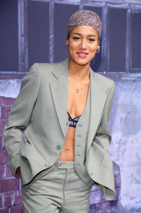 Calvin Klein 20 11 2019 Singer Lary Lou, Lary Poppins Larissa Sirah Herds at the Calvin Klein Fashion Event at the Musikbrauerei, Greifswalder Strasse 23, Berlin 20 11 2019