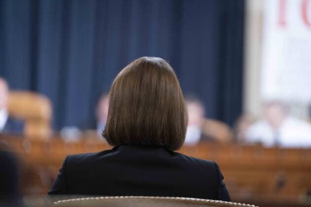 Bilder des Jahres 2019, News 11 November News Themen der Woche News Bilder des Tages November 21, 2019, Washington, District of Columbia, United States: Former national-security official Dr. FIONA HILL testifies before the House Intelligence Committee. Hill warned lawmakers against promoting a Ã¢â‚¬oefictional narrativeÃ¢â‚¬Â that Ukraine interfered in the 2016 U.S. elections. She called such a theory Russian propaganda. November 21, 2019 Washington United States - ZUMAc210 20191121_zap_c210_060 Copyright: xDouglasxChristianx