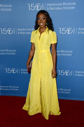 November 21, 2019, New York, NY, USA: November 21, 2019 New York City..Ego Nwodim attending arrivals for American Museum of Natural History Benefit Gala on November 21, 2019 in New York City. New York USA  - ZUMAny1_ 20191121_zaf_ny1_109 Copyright: xKristinxCallahanx