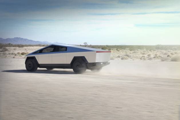 Bilder des Jahres 2019, News 11 November News Themen der Woche Tesla CEO Elon Musk debuted the company s long-awaited pickup truck, dubbed Cybertruck, on November 21, 2019, at an event in Los Angeles. Designed to have the utility of a truck and the performance of a sports car, Tesla will offer the Cybertruck in three variants: Single Motor Rear-Wheel Drive, Dual Motor All-Wheel Drive, and Tri-Motor All-Wheel Drive. Photo courtesy Tesla  WAX2019112202 TESLA