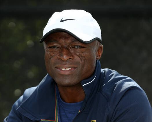 BOCA RATON, FL - NOVEMBER 22: Seal playing Tennis at The Boca Raton Resort Tennis Center for the 29th Annual Chris Evert Raymond James Pro-Celebrity Tennis Classic, on November 22, 2019 in Boca Raton, Florida...People: Seal Boca Raton United States Of America - ZUMAs214 20191122_zba_s214_105 Copyright: xSMGx