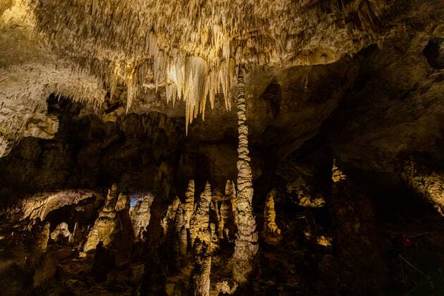 Carlsbad Caverns, The Big Room, UNESCO World Heritage Site, Carlsbad, New Mexico, United States of America, North America Copyright: LauraxGrier 1218-1112