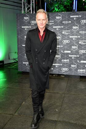 Sting at the IMA 2019 International Music Awards ceremony on 22 11 2019 in Berlin IMA 2019 International Music Awards ceremony in Berlin