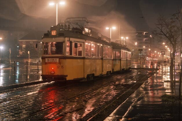 Budapest, tramway, streetcar