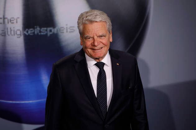 22 11 2019 Düsseldorf Presentation 12 German Sustainability Award Federal President a D Joachim Gauck Düsseldorf Hotoel Maritim North Rhine-Westphalia Germany
