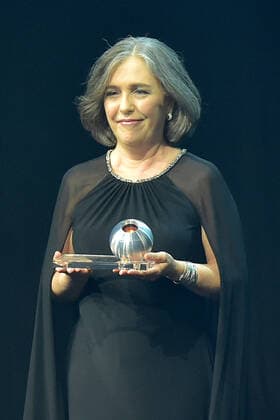 German Sustainability Award 2019 on 22 11 2019 at the Maritim Hotel in Düsseldorf Paula Caballero Inventor of the sustainability goals and honorary prize winner xJFx