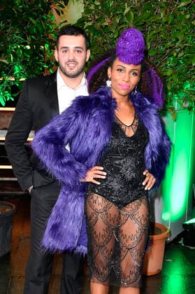 Nik West with guest at the presentation of the 1 International Music Awards 2019 in the UCI Luxe Mercedes Platz Berlin, 22 11 2019 Foto:xF.xKernx xFuturexImage