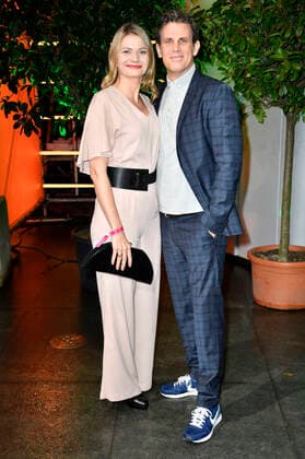 Steffen Groth with girlfriend Ana Große Halbuer at the presentation of the 1 International Music Awards 2019 in the UCI Luxe Mercedes Platz Berlin, 22 11 2019 Foto:xF.xKernx xFuturexImage