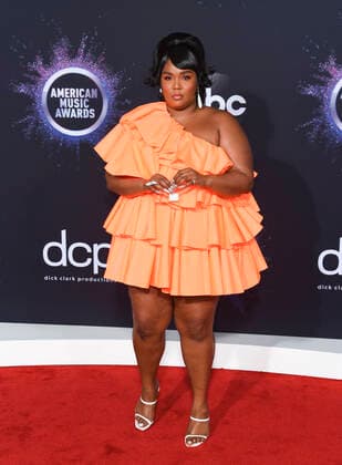 LOS ANGELES, CA - NOVEMBER 24: Lizzo attends the 2019 American Music Awards at Microsoft Theater on November 24, 2019 in Los Angeles, California. Photo: imageSPACE MediaPunch Copyright: ximageSPACEx