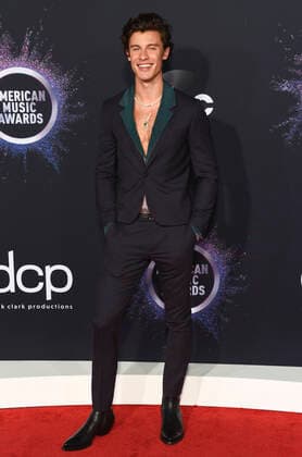 LOS ANGELES, CA - NOVEMBER 24: Shawn Mendes attends the 2019 American Music Awards at Microsoft Theater on November 24, 2019 in Los Angeles, California. Photo: imageSPACE MediaPunch Copyright: ximageSPACEx