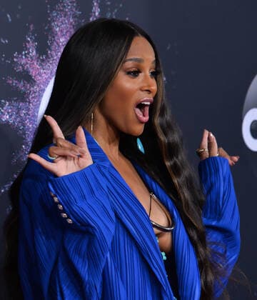 Singer Ciara arrives for the 47th annual American Music Awards at the Microsoft Theater in Los Angeles on Sunday, November 24, 2019.  LAP20191124092 JIMxRUYMEN