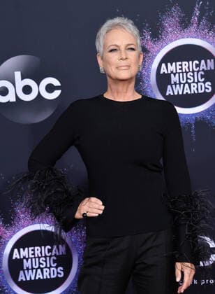 Actor Jamie Lee Curtis arrives for the 47th annual American Music Awards at the Microsoft Theater in Los Angeles on Sunday, November 24, 2019.  LAP20191124114 JIMxRUYMEN