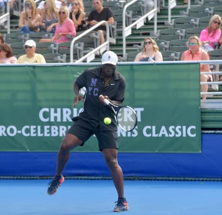 November 24, 2019, Delray Beach, Florida, United States Of America: DELRAY BEACH, FL - NOVEMBER 24: Seal participates in the 30TH Annual Chris Evert Pro-Celebrity Tennis Classic presented by Chase Private Client at Delray Beach Tennis Center on November 24, 2019 in Delray Beach, Florida..People: Seal Delray Beach United States Of America - ZUMAn287 20191124_zaa_n287_108 Copyright: xSMGx