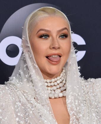 Singer Christina Aguilera arrives for the 47th annual American Music Awards at the Microsoft Theater in Los Angeles on Sunday, November 24, 2019.  LAP20191124177 JIMxRUYMEN