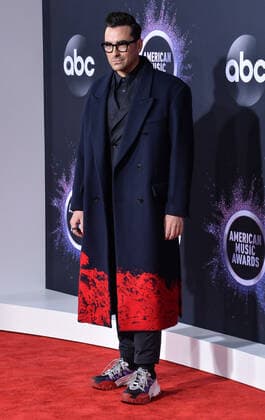 Actor Daniel Levy arrives for the 47th annual American Music Awards at the Microsoft Theater in Los Angeles on Sunday, November 24, 2019.  LAP20191124243 JIMxRUYMEN