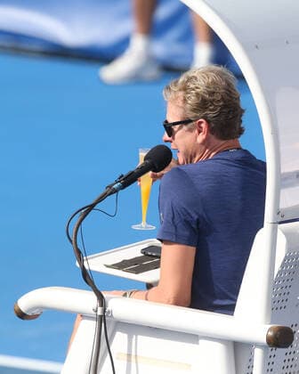 DELRAY BEACH, FL - NOVEMBER 24: Carson Kressley participates in the 30TH Annual Chris Evert Pro-Celebrity Tennis Classic presented by Chase Private Client at Delray Beach Tennis Center on November 24, 2019 in Delray Beach, Florida..People: Carson Kressley Delray Beach United States Of America - ZUMAs214 20191124_zba_s214_062 Copyright: xSMGx