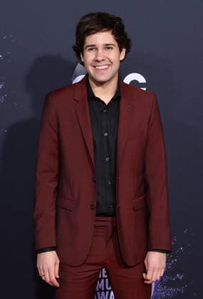 Actor David Dobrik arrives for the 47th annual American Music Awards at the Microsoft Theater in Los Angeles on Sunday, November 24, 2019.  LAP20191124388 JIMxRUYMEN