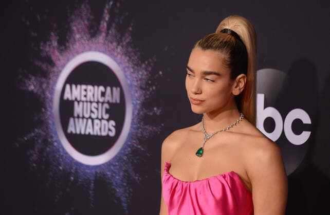 LOS ANGELES, CALIFORNIA - NOVEMBER 24: Dua Lipa attends the 2019 American Music Awards at Microsoft Theater on November 24, 2019 in Los Angeles, California. Photo: imageSPACE MediaPunch Copyright: ximageSPACEx