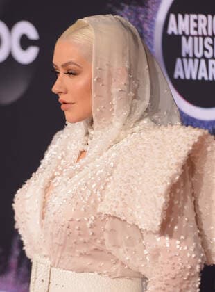 LOS ANGELES, CALIFORNIA - NOVEMBER 24: Christina Aguilera attends the 2019 American Music Awards at Microsoft Theater on November 24, 2019 in Los Angeles, California. Photo: imageSPACE MediaPunch Copyright: ximageSPACEx