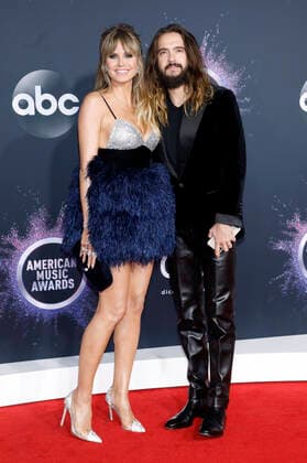 Heidi Klum mnit husband Tom Kaulitz at the 47 American Music Awards 2019 at the Microsoft Theater Los Angeles, 24 11 2019 Foto:xD.xBedrosianx xFuturexImage
