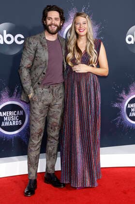 Thomas Rhett with wife Lauren Akins at the 47 American Music Awards 2019 at the Microsoft Theater Los Angeles, 24 11 2019 Foto:xD.xBedrosianx xFuturexImage