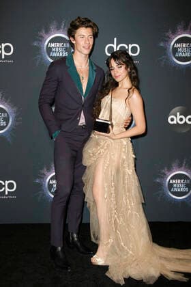 LOS ANGELES, CA - NOVEMBER 24: Shawn Mendes and Camila Cabello attend the 2019 American Music Awards Press Room at Microsoft Theater on November 24, 2019 in Los Angeles, California. Photo: imageSPACE MediaPunch Copyright: ximageSPACEx