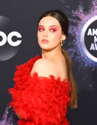 LOS ANGELES, CA - NOVEMBER 24: Katherine Langford attends the 2019 American Music Awards at Microsoft Theater on November 24, 2019 in Los Angeles, California. Photo: imageSPACE MediaPunch Copyright: ximageSPACEx