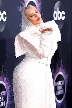 Christina Aguilera at the 47 American Music Awards 2019 at Microsoft Theater Los Angeles, 24 11 2019 Foto:xD.xBedrosianx xFuturexImage