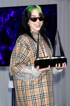 Billie Eilish at the 47 American Music Awards 2019 at the Microsoft Theater Los Angeles, 24 11 2019 Foto:xD.xBedrosianx xFuturexImage