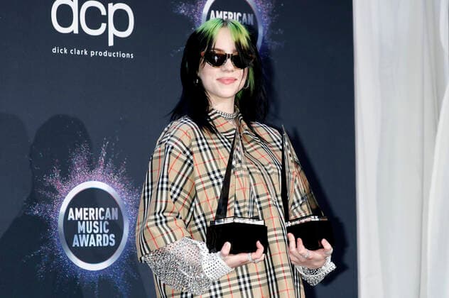 Billie Eilish at the 47 American Music Awards 2019 at the Microsoft Theater Los Angeles, 24 11 2019 Foto:xD.xBedrosianx xFuturexImage
