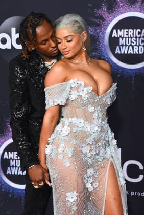 LOS ANGELES, CA - NOVEMBER 24: (L-R) Rich The Kid and Tori Brixx attend the 2019 American Music Awards at Microsoft Theater on November 24, 2019 in Los Angeles, California. Photo: imageSPACE MediaPunch Copyright: ximageSPACEx
