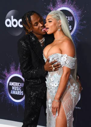 LOS ANGELES, CA - NOVEMBER 24: (L-R) Rich The Kid and Tori Brixx attend the 2019 American Music Awards at Microsoft Theater on November 24, 2019 in Los Angeles, California. Photo: imageSPACE MediaPunch Copyright: ximageSPACEx