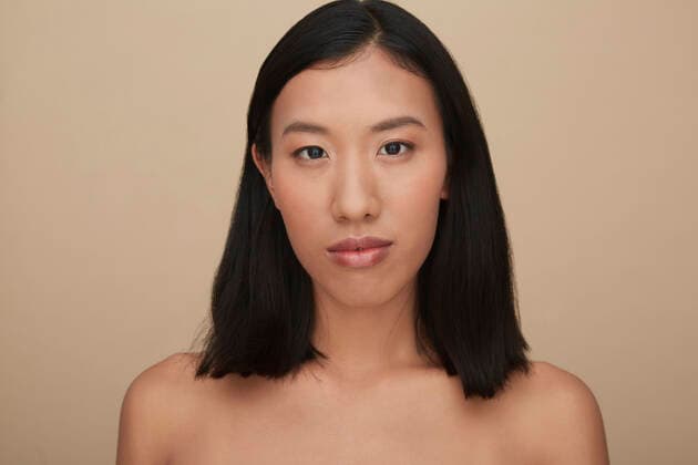 Portrait of young female Chinese woman model released Symbolfoto  PGCF00055