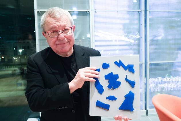 Daniel Libeskind, Star Architekt, bei der Buchvorstellung und Gespräch ÇOn the Duty and the Power of ArchitectureÈ in der Akademie der Künste am 26.11.2019 in Berlin Daniel Libeskind bei Buchvorstellung in Berlin *** Daniel Libeskind, star architect, at the book presentation and discussion ÇOn the Duty and the Power of ArchitectureÈ at the Akademie der Künste on 26 11 2019 in Berlin Daniel Libeskind at the book presentation in Berlin