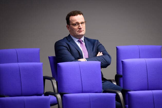 Berlin, Plenary Session in the Bundestag Germany, Berlin 27 11 2019 Jens Spahn Federal Minister of Health, cdu to be seen in picture during the session of the German Bundestag Berlin Bundestag Berlin Germany