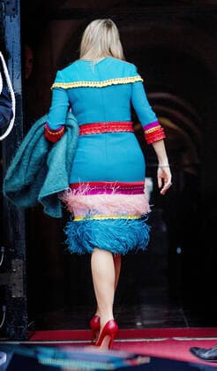 28-11-2019 Amsterdam Queen Maxima arriving at the Erasmus Prize award ceremony to the American composer and conductor John Adams (1947) in the Royal Palace Amsterdam. This year s theme was Composing for the current time .  Copyright: xPPEx