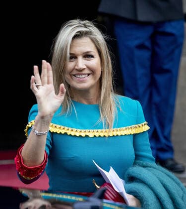 28-11-2019 Amsterdam Queen Maxima arriving at the Erasmus Prize award ceremony to the American composer and conductor John Adams (1947) in the Royal Palace Amsterdam. This year s theme was Composing for the current time .  Copyright: xPPEx