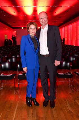 Gisa Zach and Sven Plöger at the presentation of the 25 Lower Saxony Media Prize in the Old Town Hall, Hanover on 28 11 2019 Foto:xC.xNiehausx xFuturexImage
