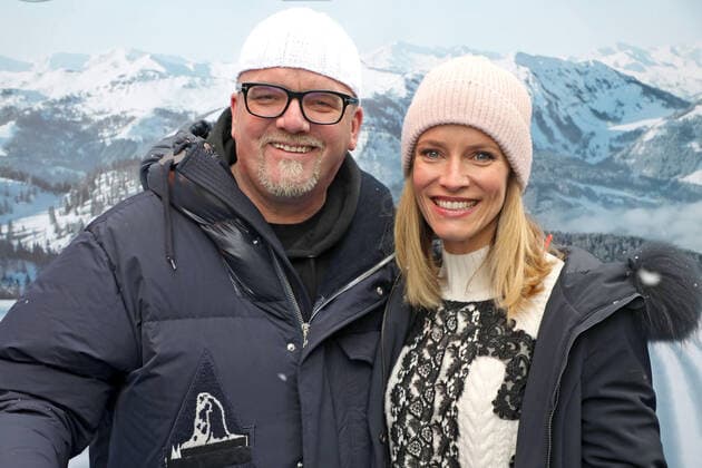 Bilder des Jahres 2019, Entertainment 12 Dezember Entertainment Bilder des Tages ORF Zauberhafte Weihnacht . DJ Ötzi und Sonja Weissensteiner anläßlich der Aufzeichung der ORF BR musikalischen Weihnachtssendung Zauberhafte Weihnacht am 02.12.2019 im Gutshof Flachau , Österreich. 20191202BOS0010 *** ORF Zauberhafte Weihnacht DJ Ötzi und Sonja Weissensteiner on the occasion of the recording of the ORF BR musical Christmas show Zauberhafte Weihnacht am 02 12 2019 im Gutshof Flachau , Austria 20191202BOS0010