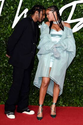 ASAP Rocky und Rihanna bei der Verleihung der Fashion Awards 2019 in der Royal Albert Hall. London, 02.12.2019 *** ASAP Rocky and Rihanna at the Fashion Awards 2019 at the Royal Albert Hall London, 02 12 2019 Foto:xS.xVasx xFuturexImage