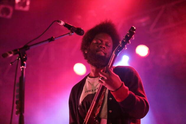 Michael Kiwanuka at a concert at Huxleys New World in Berlin, 3 December 2019 Michael Kiwanuka concert in Berlin