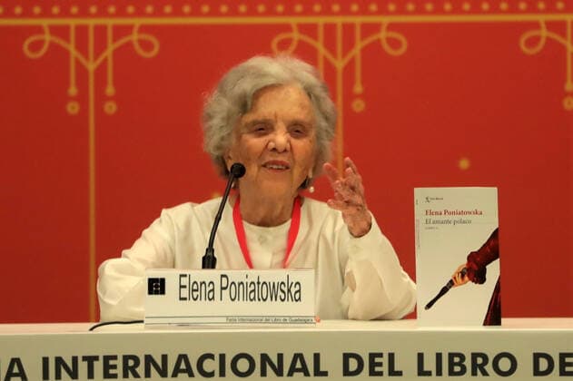 December 3, 2019: EUM20191203CUL03.JPG.GUADALAJARA, Jal. BooksLibros-FIL-Poniatowska.- 3 de diciembre de 2019. La escritora Elena Poniatowska presenta su mas reciente libro El amante polaco en la Feria Internacional del Libro de Guadalajara. Foto: Agencia EL UNIVERSALBerenice FregosoEELG  - ZUMAu78_ 20191203_zaf_u78_014 Copyright: xElxUniversalx