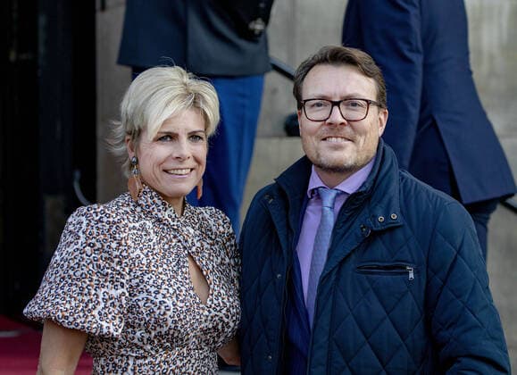 04-12-2019 Award Prince Constantijn and Princess Laurentien arriving for the Prince Claus award 2019 in Amsterdam. Artist Kamala Ibrahim Ishag from Sudan received the award.  Copyright: xPPEx