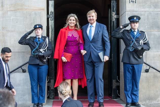 The following text was translated automatically NLD Amsterdam 20191204 - Royal family at Prince Claus Award 2019, King Willem Alexander and Queen Maxima  Copyright: xHollandsexHoogtex xAnnekexJanssenx x402798720x