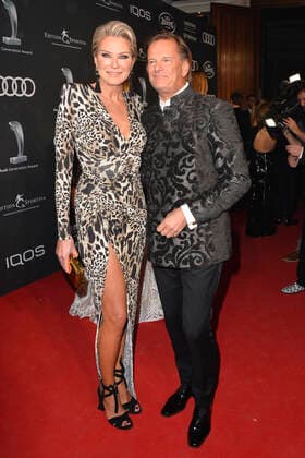 Countess Stephanie von Pfuel with friend Edmond Fokker van Crayestein at the Audi Generation Award 2019 in the Hotel Bayerischer Hof Munich, 04 12 2019 Foto:xB.xInsingerx xFuturexImage